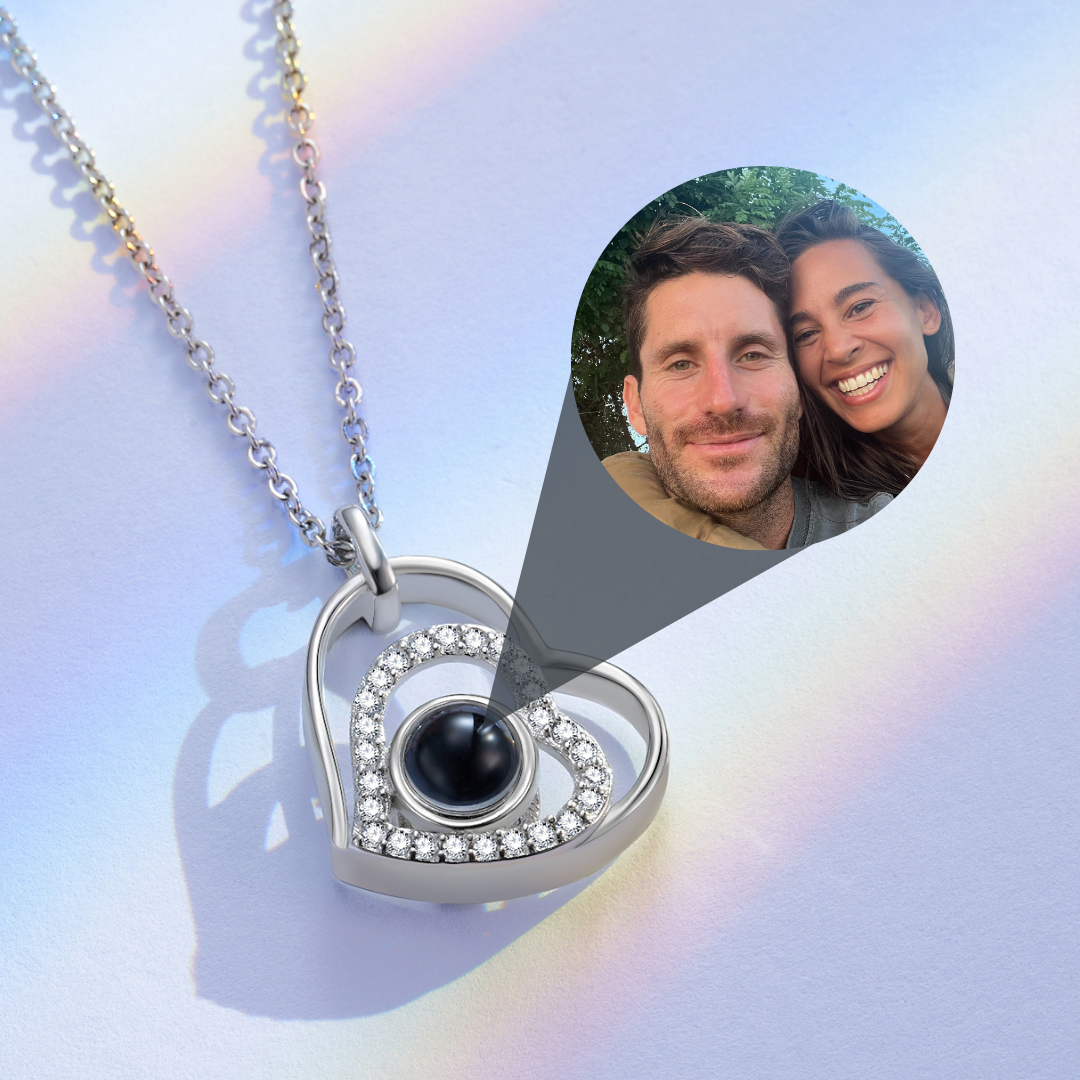 Personalized Photo Heart necklace